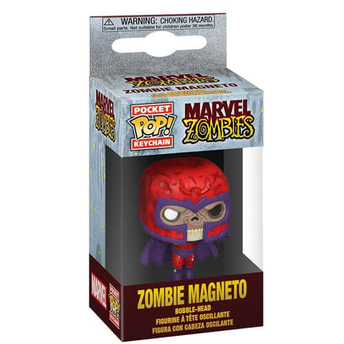 Marvel Zombies Magneto Pocket Pop! Keychain