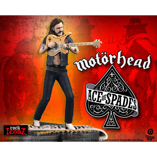 Motorhead Lemmy III Rock Iconz Statue
