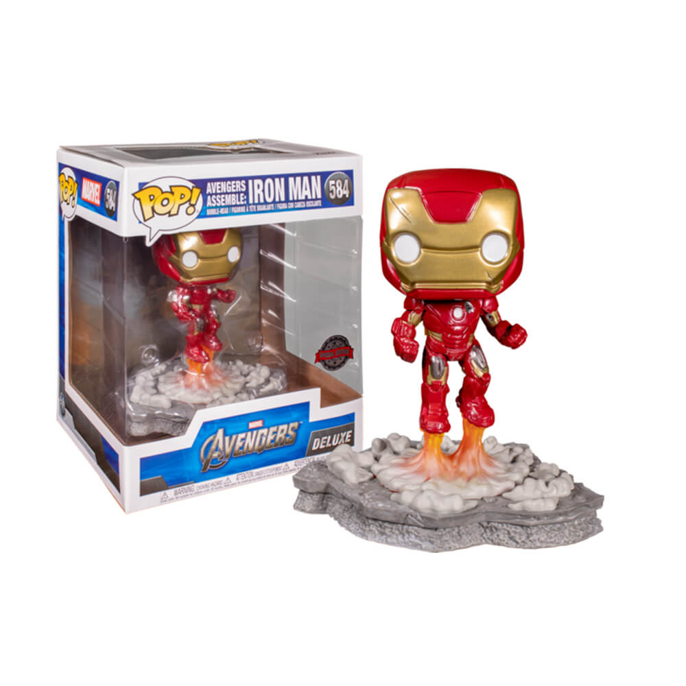 Avengers Iron Man (Assemble) US Exclusive Pop! Deluxe