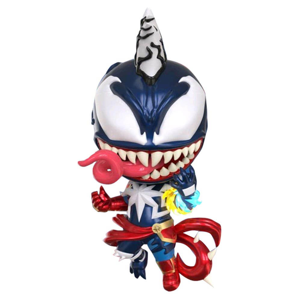 Venom Venomized Captian Marvel Cosbaby