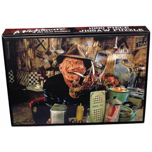 Freddy Krueger at the Diner 1000 pc Jigsaw Puzzle
