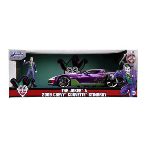 Batman Joker 2009 Corvette 1:24 Scale Hollywood Ride