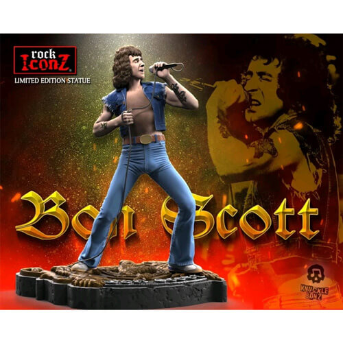Bon Scott Rock Iconz Statue