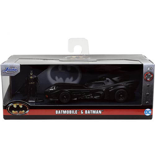 Batman (1989) Batmobile met figuur 1:32 Hollywood Ride