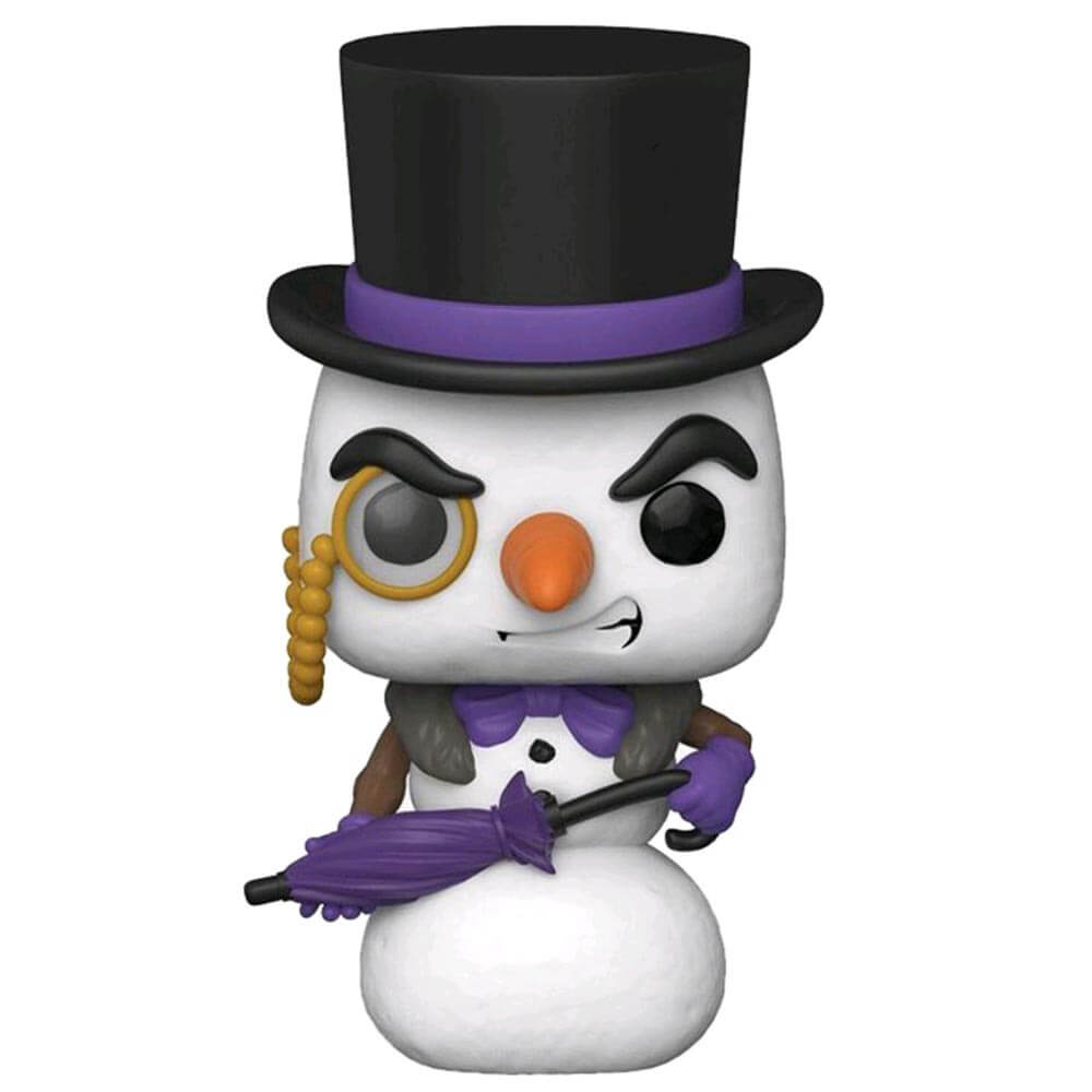 Batman pinguino pupazzo di neve in vacanza in esclusiva per noi pop! vinile