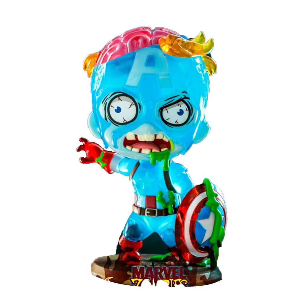 Marvel Zombies Captain America Translucent Cosbaby