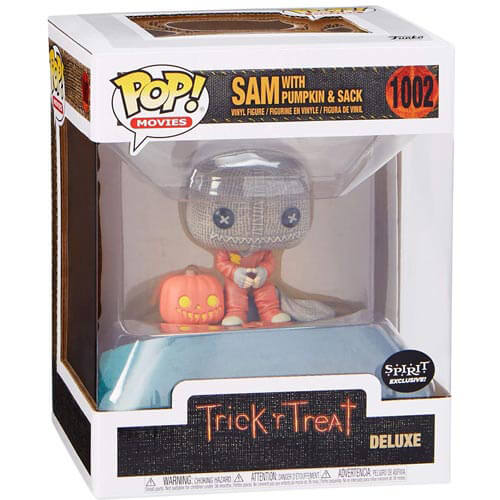 Trick R Treat Sam with Pumpkin & Sack US Ex. Pop! Deluxe