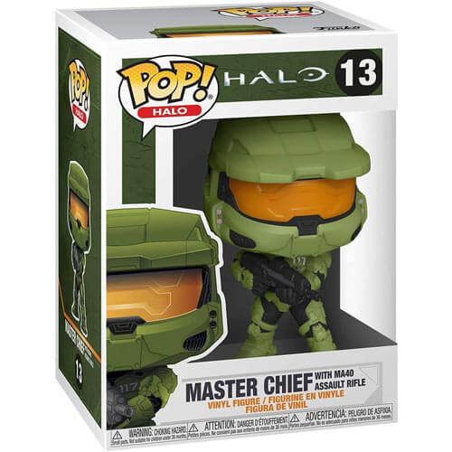 Halo I Master Chief with MA40 Assault Rifle Pop! Vinyl