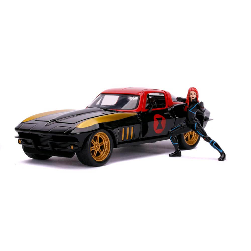 Avengers '66 Chevy Corvette met Black Widow Hollywood Ride