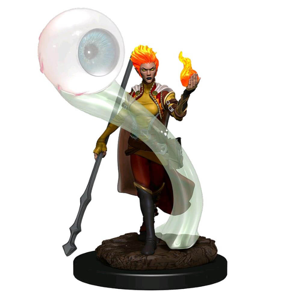 D&D Icons of Realms Fire Genesi Wizard Female Premium Figure