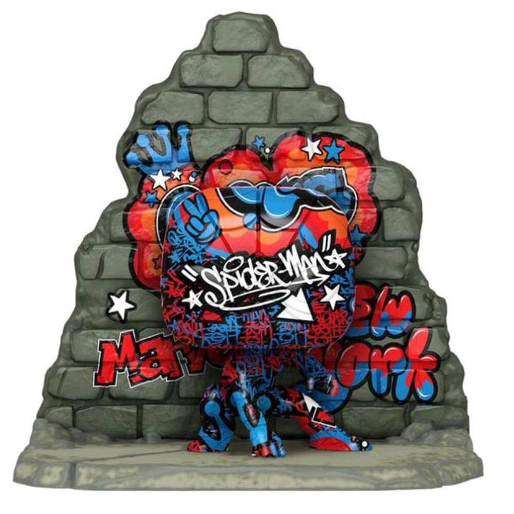 SpiderMan Graffiti Deco US Exclusive Pop! Deluxe