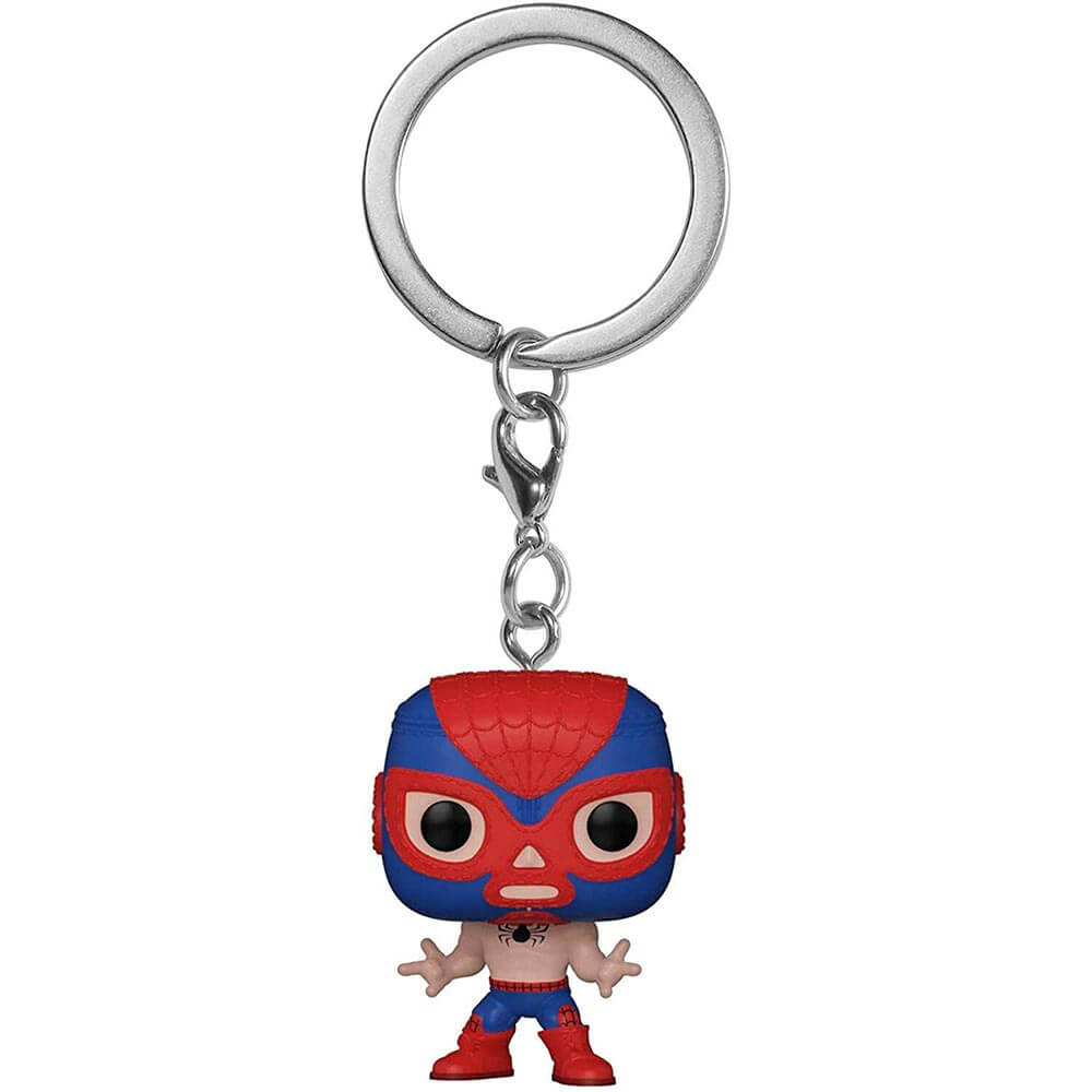 Luchadore Spider-Man Pocket Pop! Keychain