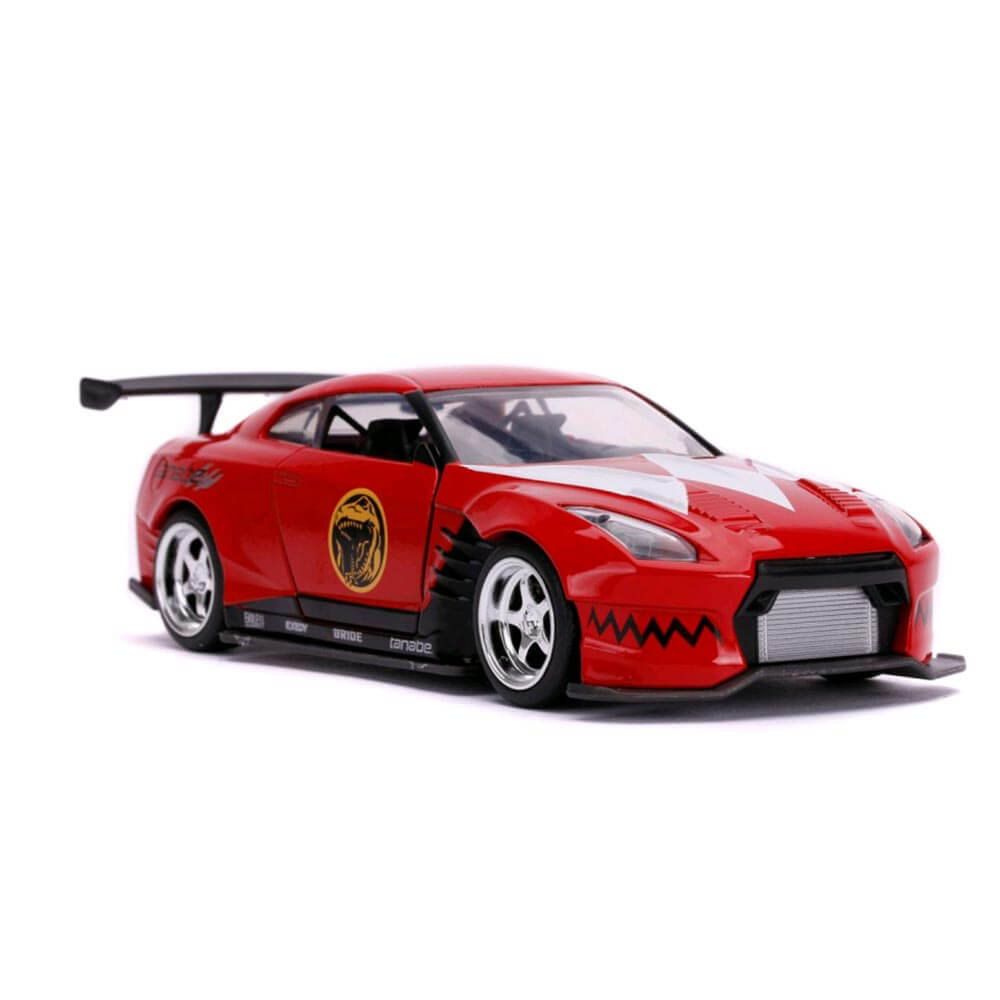 Power Rangers '09 Nissan GT-R Red 1:32 Scale Hollywood Ride