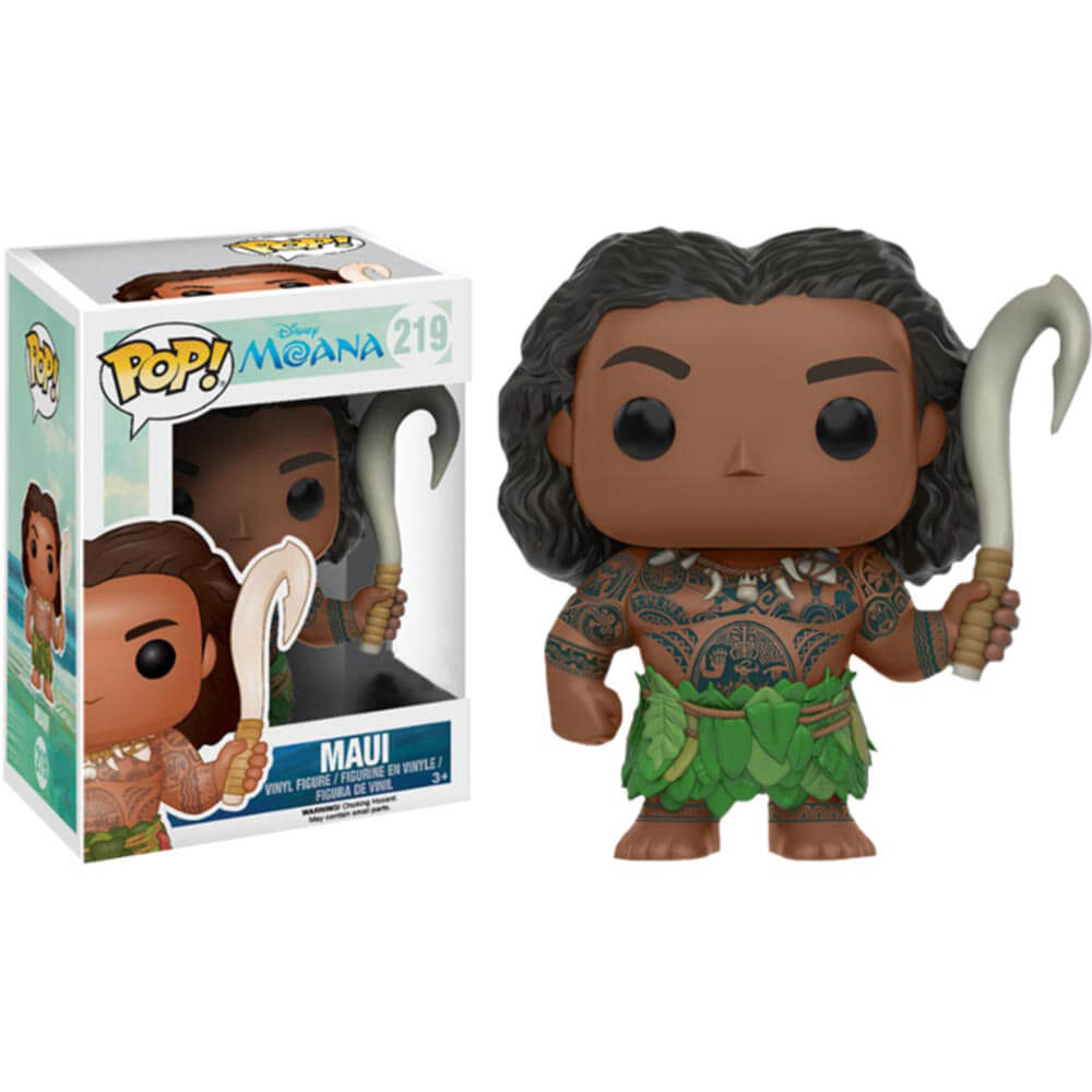 Moana Maui with Weapon US Exclusive Pop! Vinyl