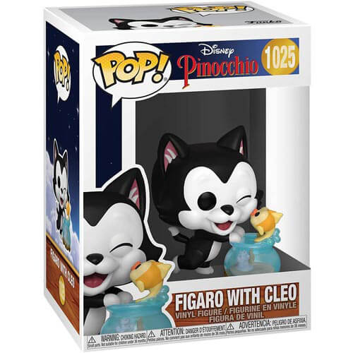 Pinocchio Figaro Kissing Cleo 80th Anniversary Pop! Vinyl