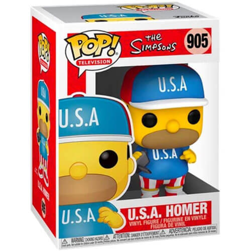 The Simpsons Homer U.S.A. Pop! Vinyl
