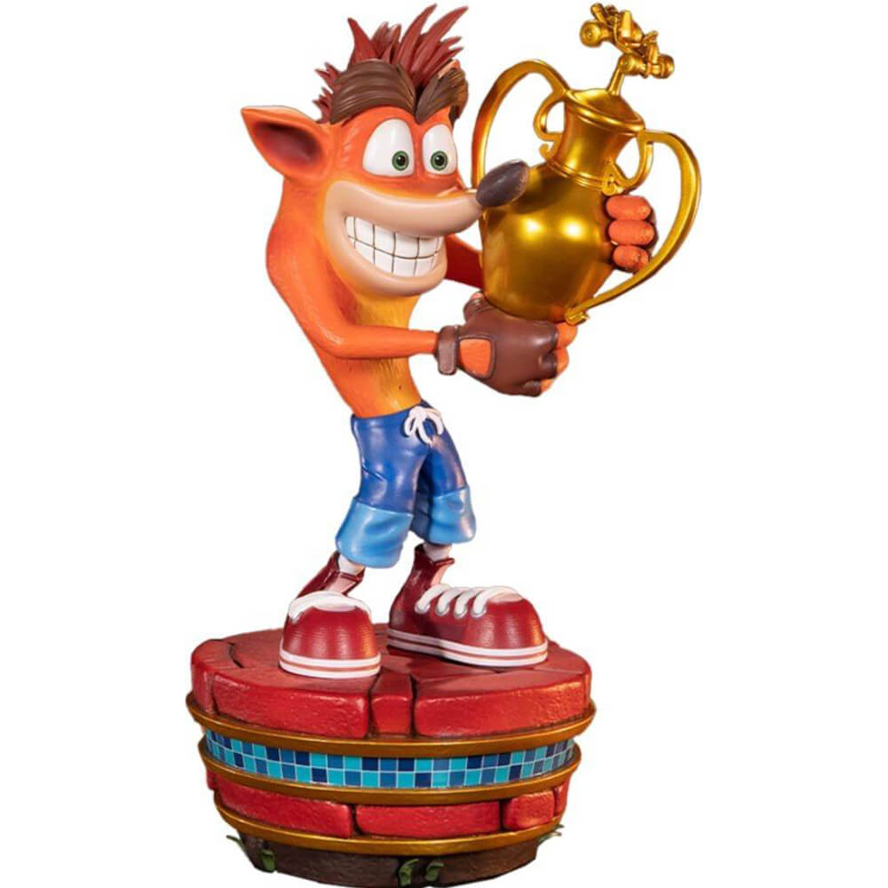 Crast Bandicoot Crash Team Racing Winner Statue