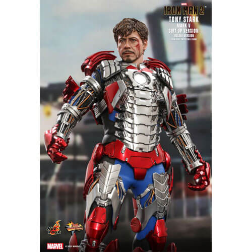 Iron Man 2 Tony Stark Mark V Deluxe 1:6 12" Action Figure