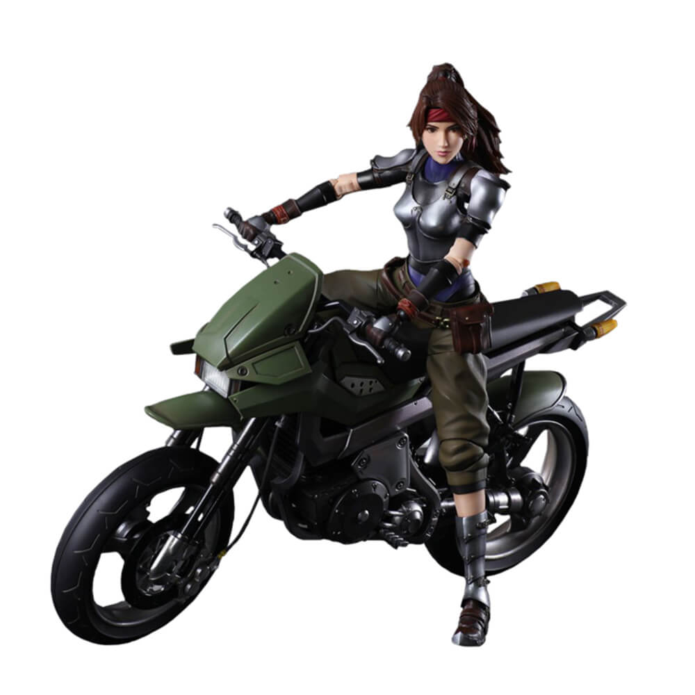 FFVII Jessie & Motorcycle Play Arts Action Figure