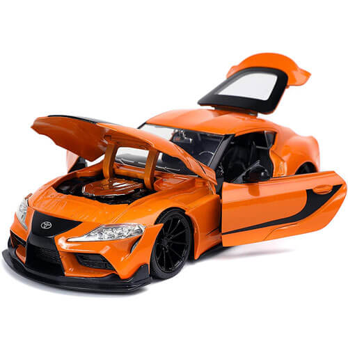2020 Toyota Supra Metallic Orange 1:24 Scale Hollywood Ride