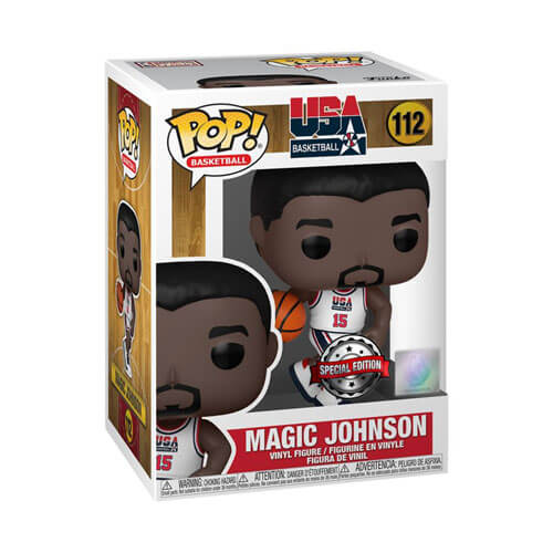 NBA: Legends Magic Johnson92 Team USA WH Pop! RS