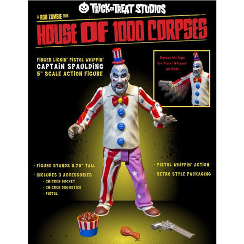 House of 1,000 Corpses Captain Spaulding 5" Action Figure