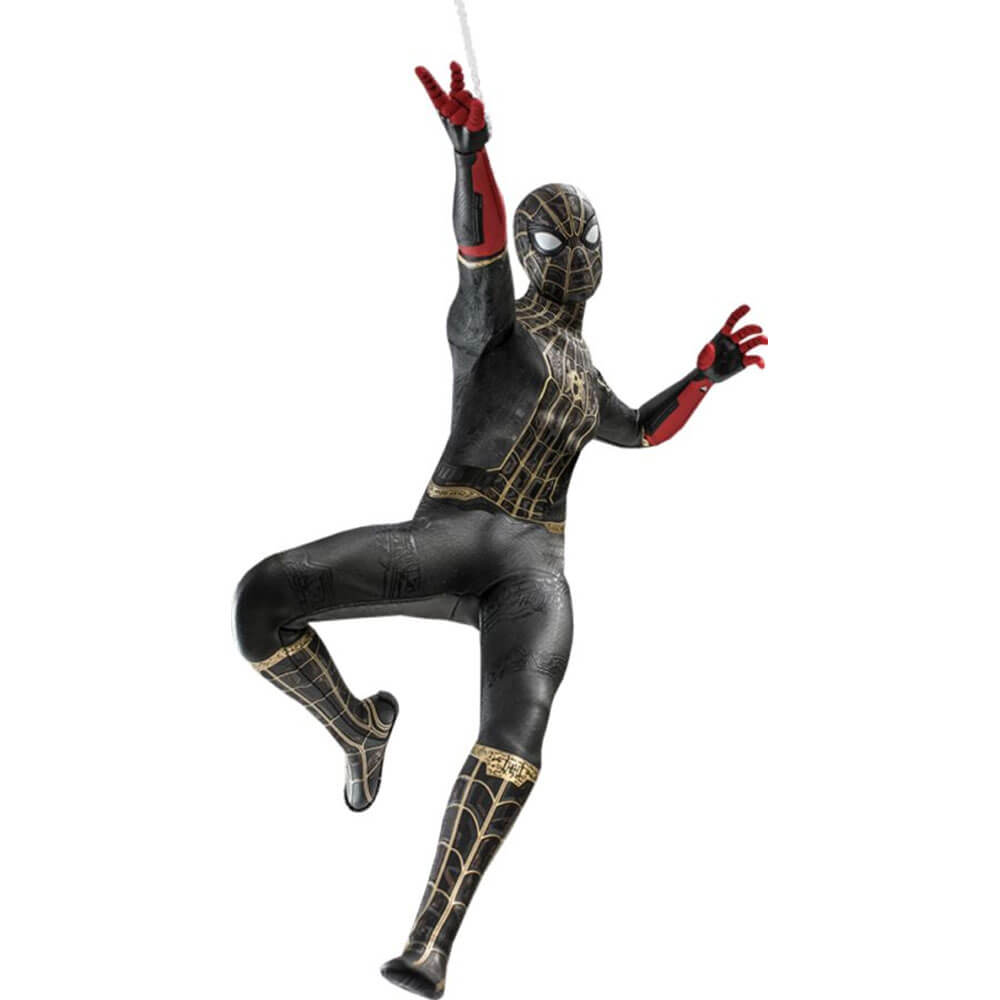 Spider-Man Black & Gold Suit 1:6 Scale 12" Action Figure