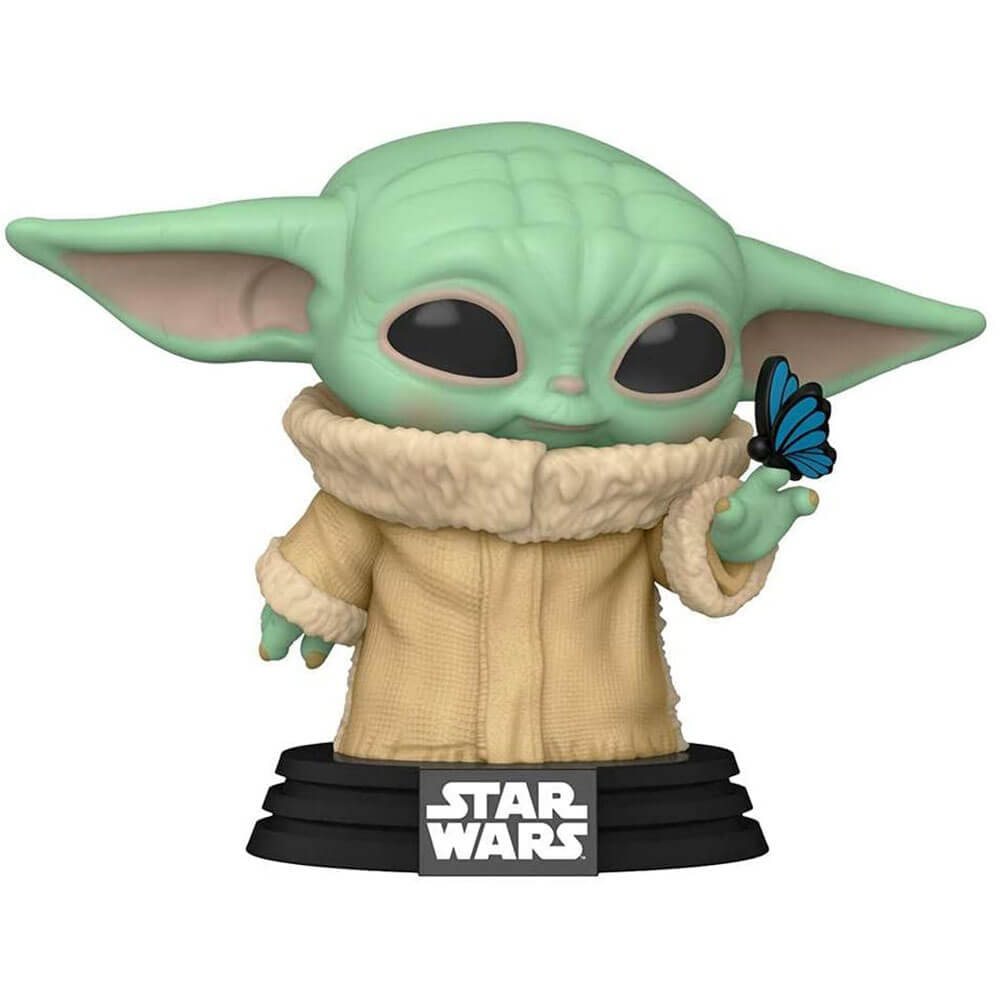 The Mandalorian Grogu with Butterfly US Exclusive Pop! Vinyl