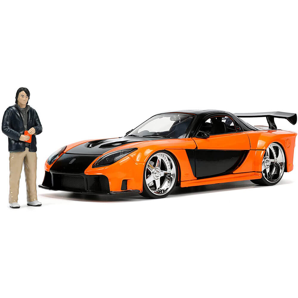 Fast and Furious 1997 Mazda RX7 with Han 1:24 Scale Ride