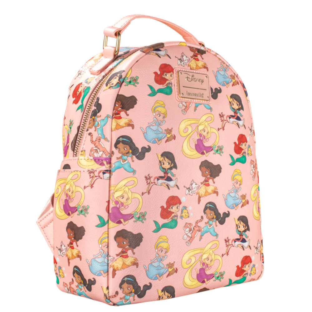Mini mochila chibi prendida princesas Disney