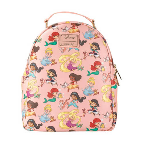 Mini mochila chibi prendida princesas Disney