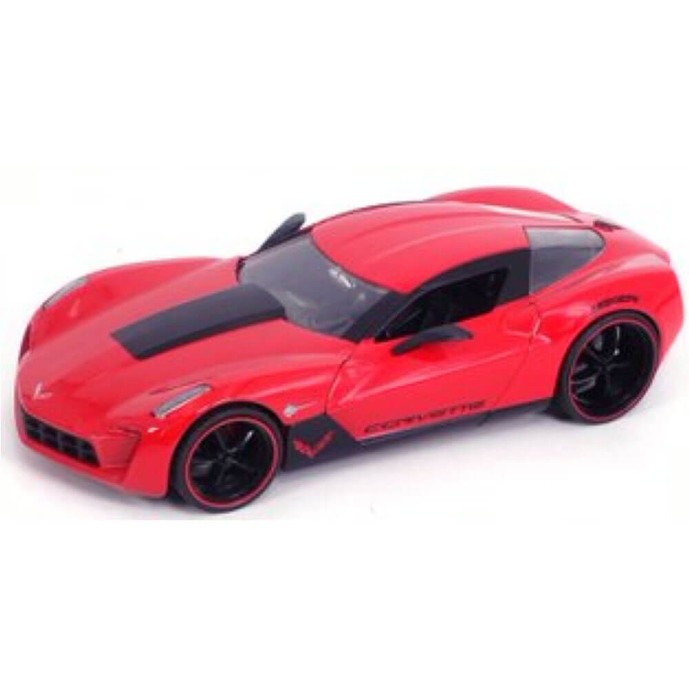 Chevy Corvette Sray 2009 Red 1:24 Scale Diecast Vehicle