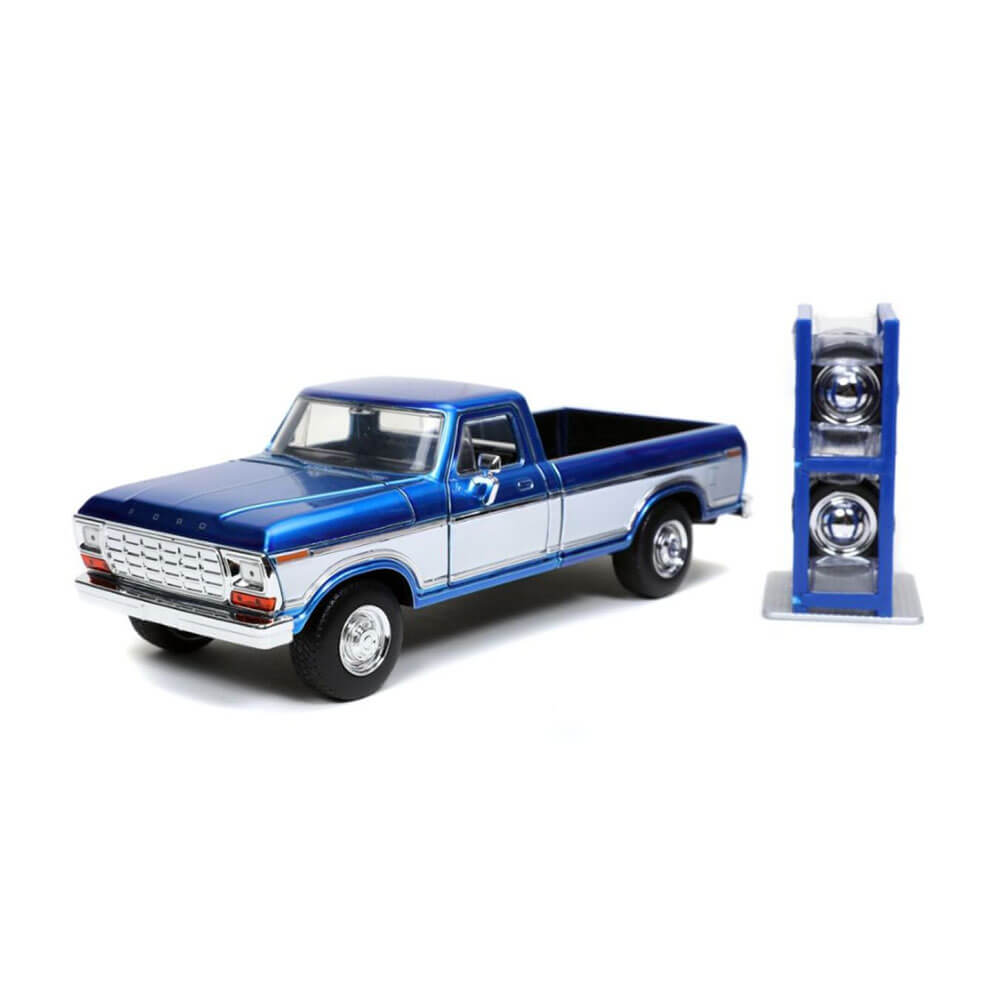 Ford F-150 1979 Blue 1:24 Scale Diecast Vehicle