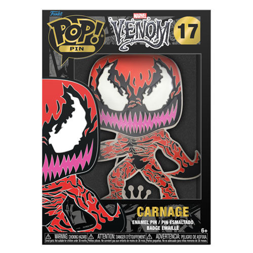 Venom Carnage 4" Pop! Enamel Pin