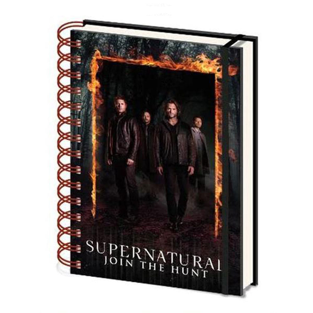 Supernatural Burning Gate Spiral Notebook