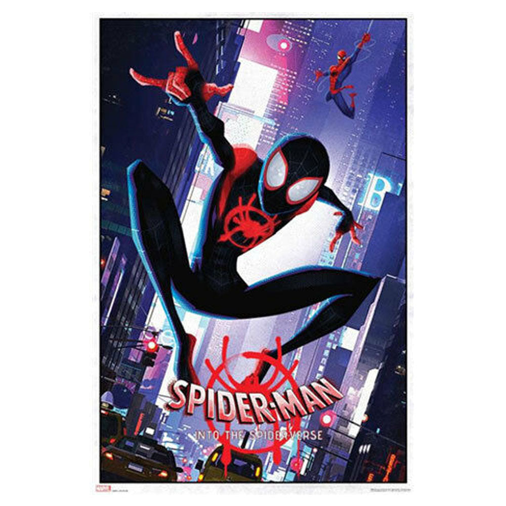 Marvel Spiderverse Swinging Poster (61x91cm)