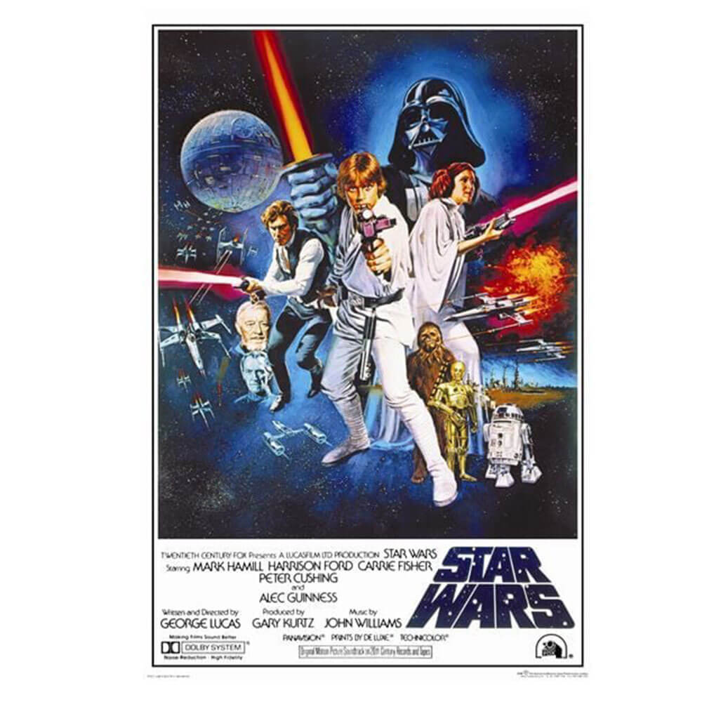 Star Wars Luke Gun Poster
