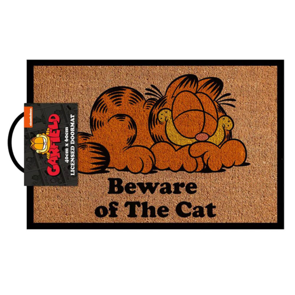 Garfield Méfiez-vous du paillasson chat
