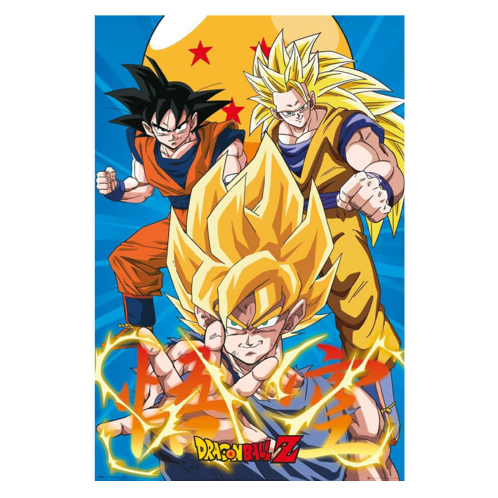 Dragon Ball Z 3 Gokus Evo Poster