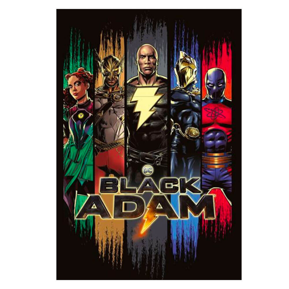 Black Adam Character Panels Poster