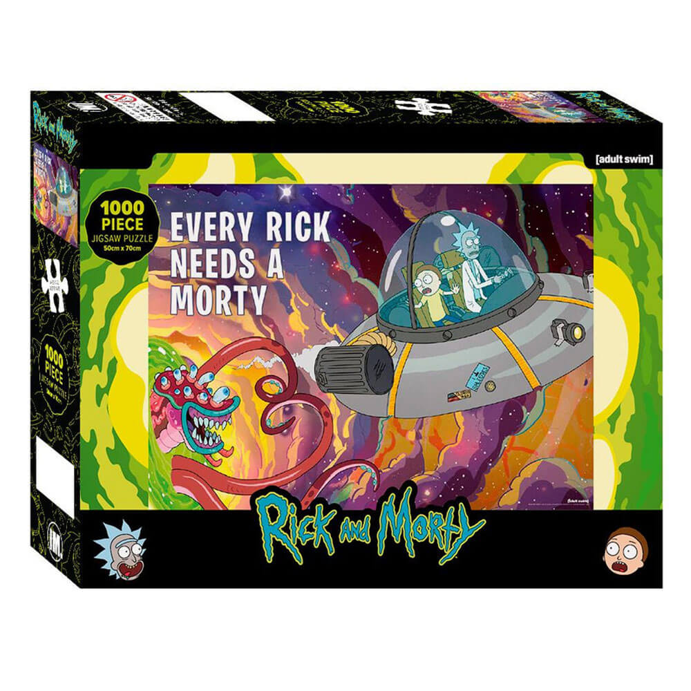 Rick and Morty Space Portal Jigsaw Puzzle 1000pcs