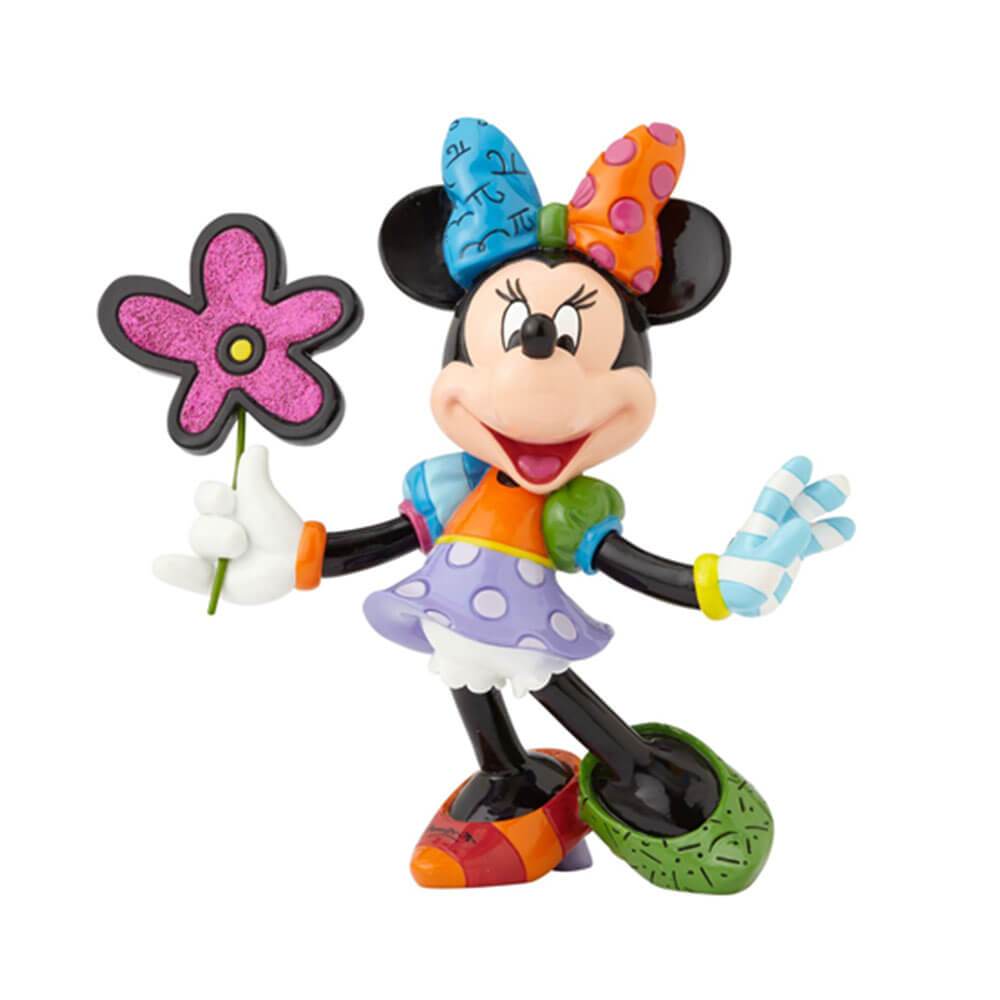 Britto Disney Minnie Mouse with Flowers Figurine (Large)