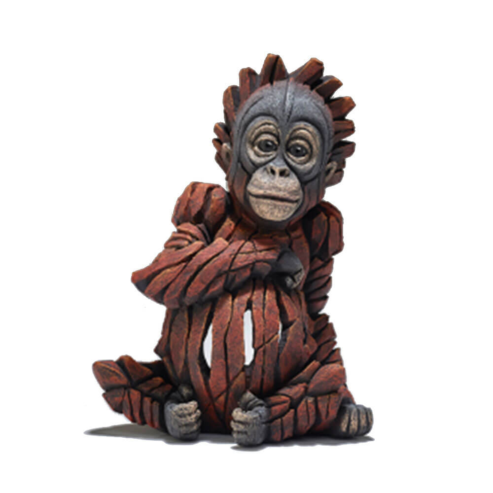Edge Sculpture Baby Orangutan Small Figure (20cm)