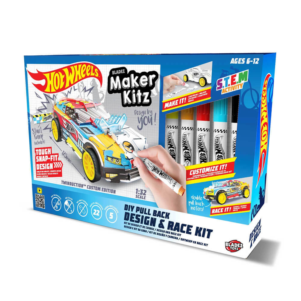 Hot Wheels DIY Design & Race Kit Maker Kitz