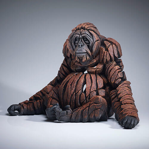 Edge Sculpture Mother Orangutan (35cm)