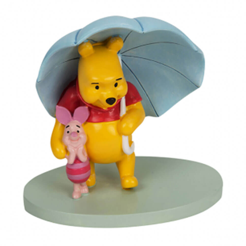 Disney Pooh & Piglet Umbrella Together Figurine