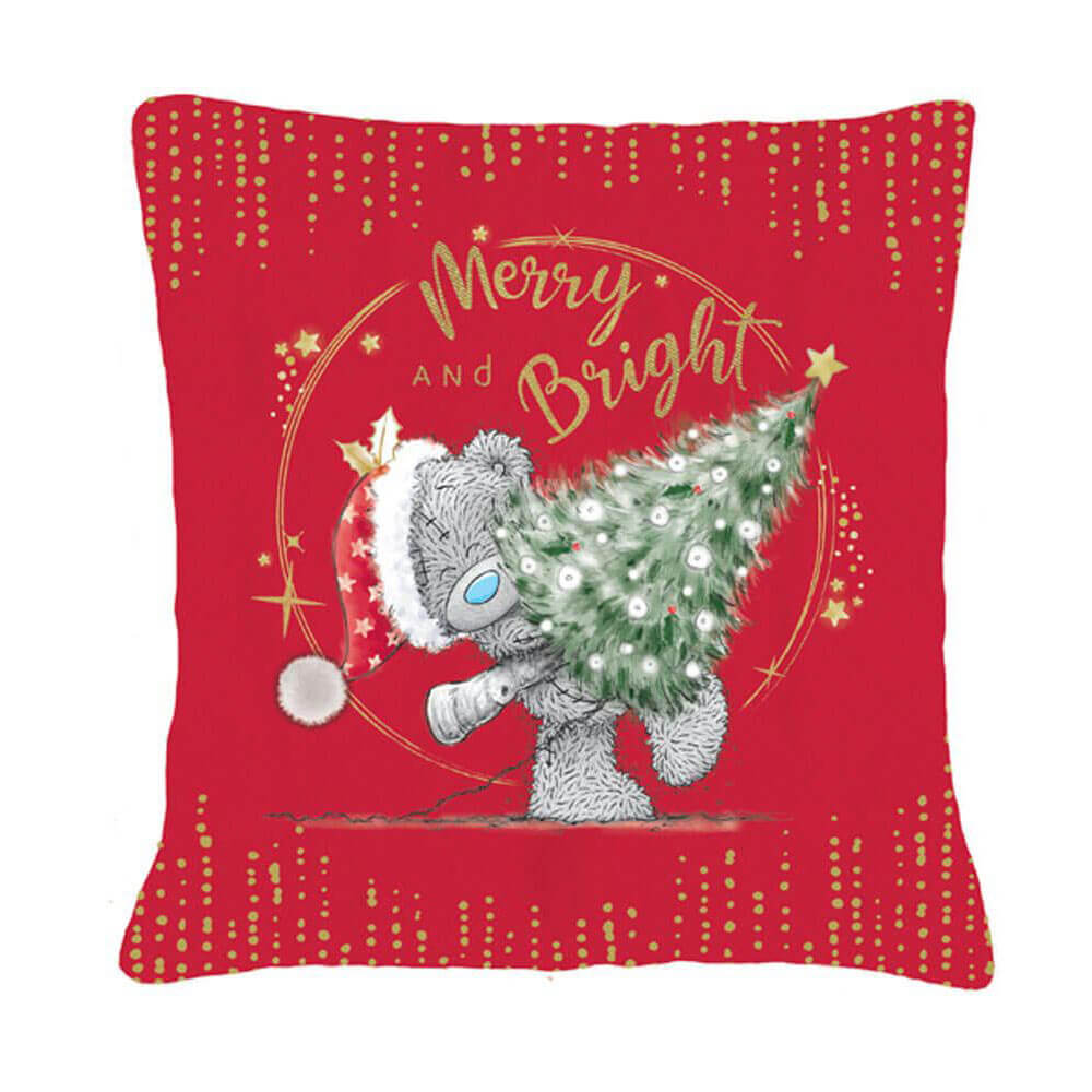 Me To You Merry and Bright Christmas Cushion