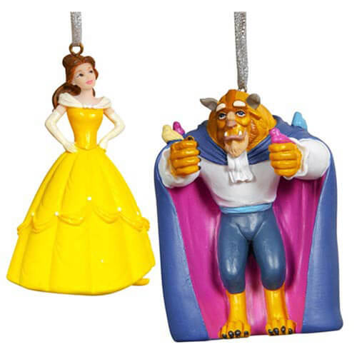 Disney Xmas Hanging Ornament Beauty and The Beast