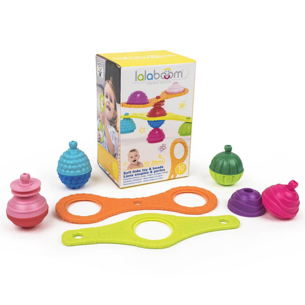 Lalaboom Teether Links and 8 pcs Beads
