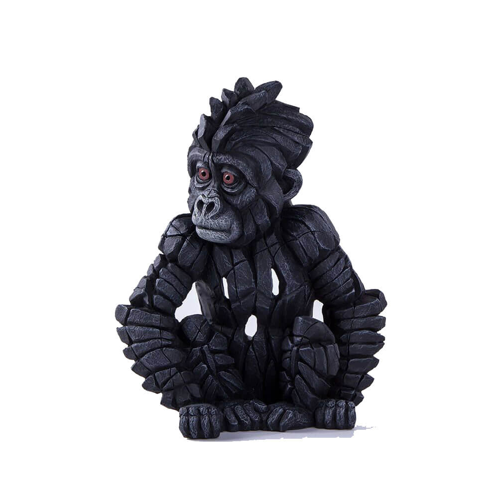 Edge Sculpture Baby Gorilla Figure